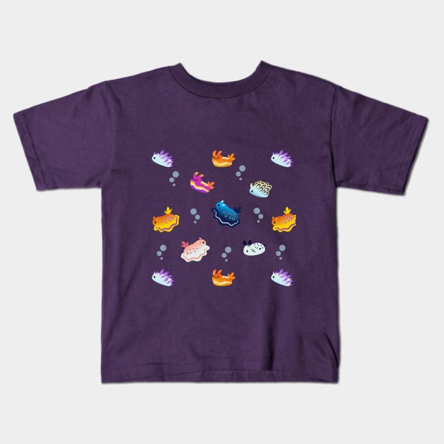 Sea Slug Square Kids T-Shirt by therealfirestarter